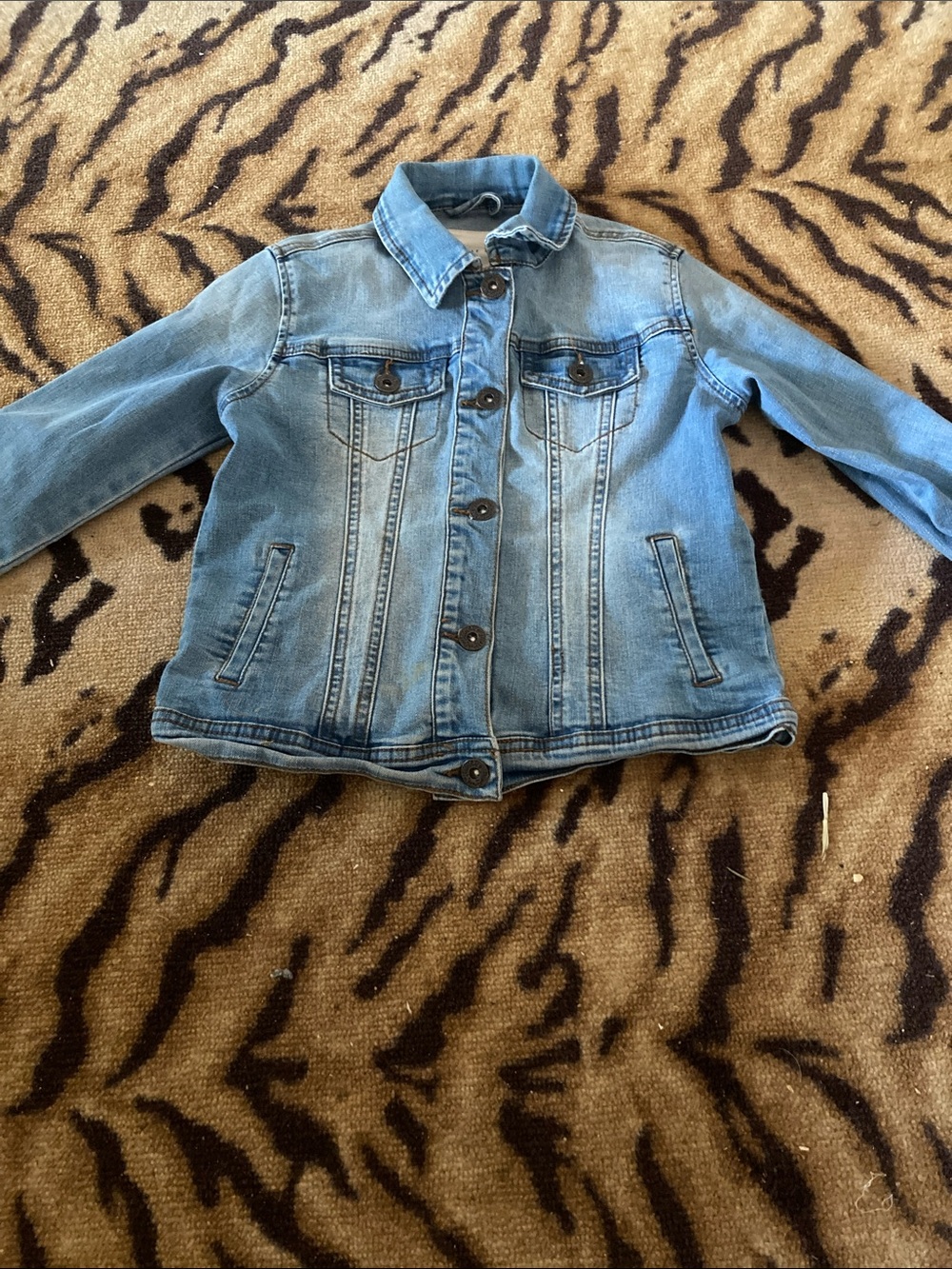 Copper Key Light Blue Denim Jacket for Kids